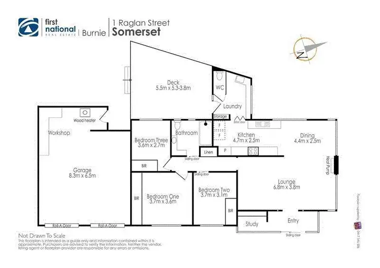 Floorplan of Homely house listing, 1 Raglan Street, Somerset TAS 7322