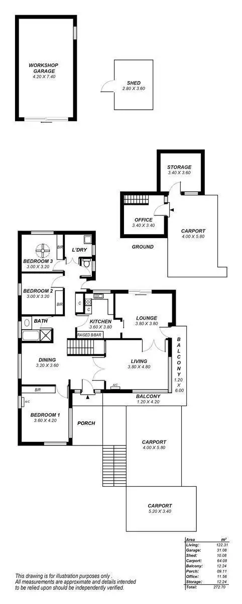 Floorplan of Homely house listing, 21 Arthur Street, Seacliff Park SA 5049