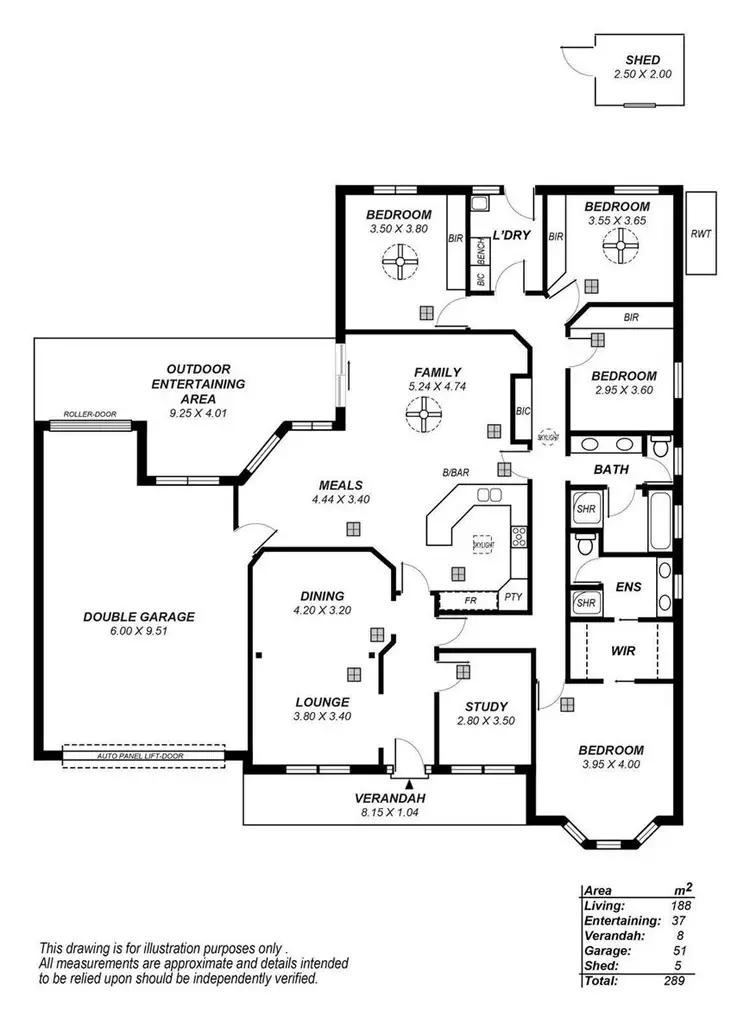 Floorplan of Homely house listing, 51 Downing Street, Hove SA 5048