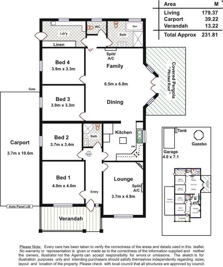 Floorplan of Homely house listing, 53 Crozier Avenue, Daw Park SA 5041