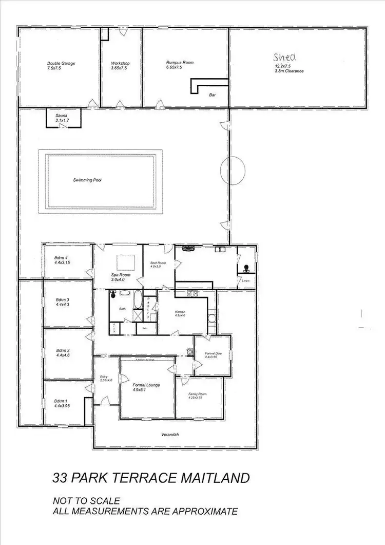 Floorplan of Homely house listing, 33 Park Terrace, Maitland SA 5573