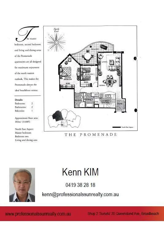 Floorplan of Homely apartment listing, 222 The Esplanade, Burleigh Heads QLD 4220