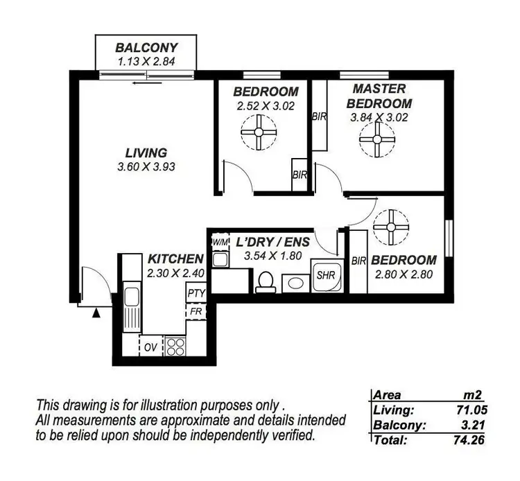 Floorplan of Homely unit listing, 11/2 Alison Street, Glenelg North SA 5045