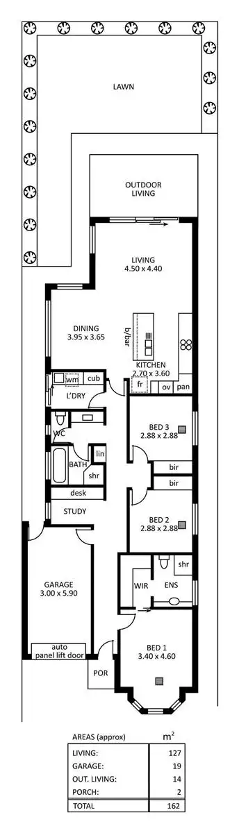 Floorplan of Homely house listing, 4a Valley View Drive, Highbury SA 5089
