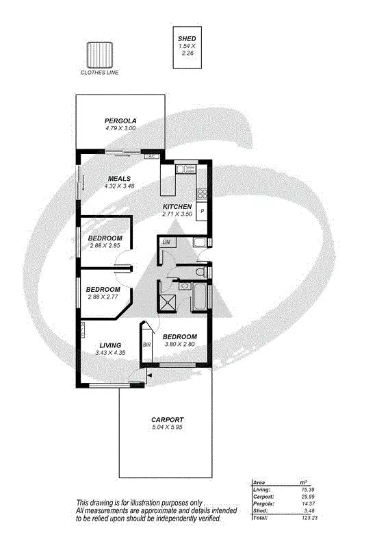 Floorplan of Homely house listing, 3a Howard Lane, Mount Barker SA 5251