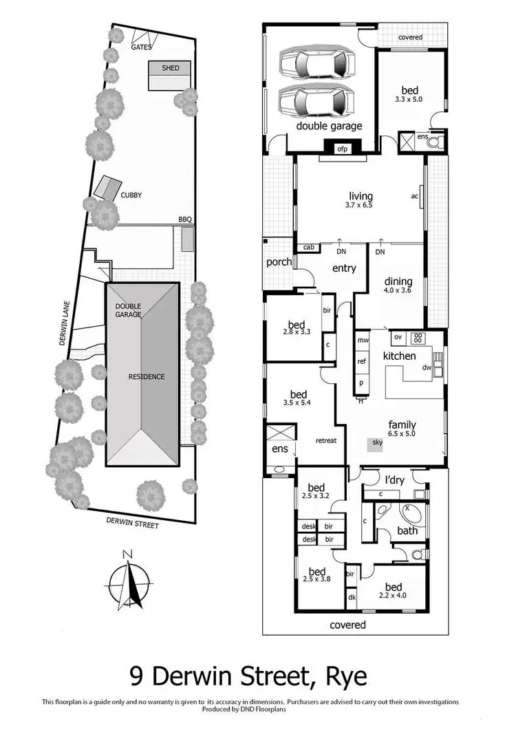 Floorplan of Homely house listing, 9 Derwin Street, Rye VIC 3941