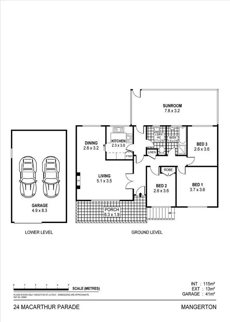 Floorplan of Homely house listing, 24 McArthur Parade, Mangerton NSW 2500