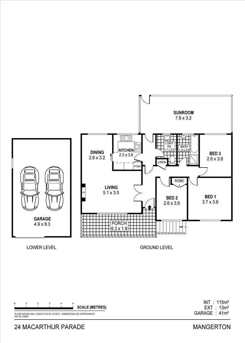 Floorplan of Homely house listing, 24 McArthur Parade, Mangerton NSW 2500