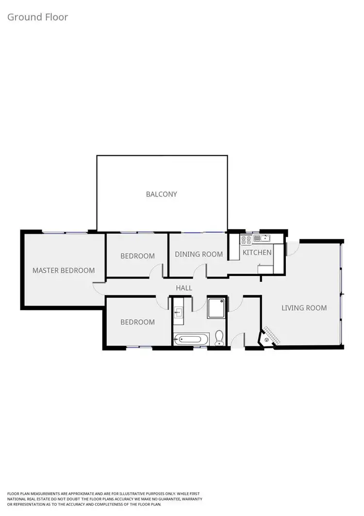 Floorplan of Homely house listing, 83 O'Donnell Avenue, Myrtleford VIC 3737