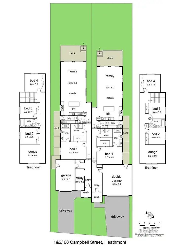 Floorplan of Homely house listing, 68A Campbell Street, Heathmont VIC 3135