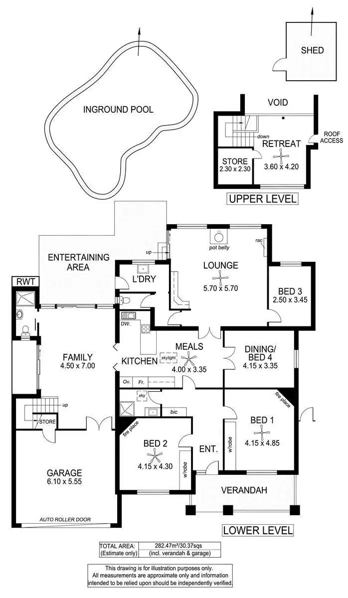 Floorplan of Homely house listing, 28 Melville Street, South Plympton SA 5038