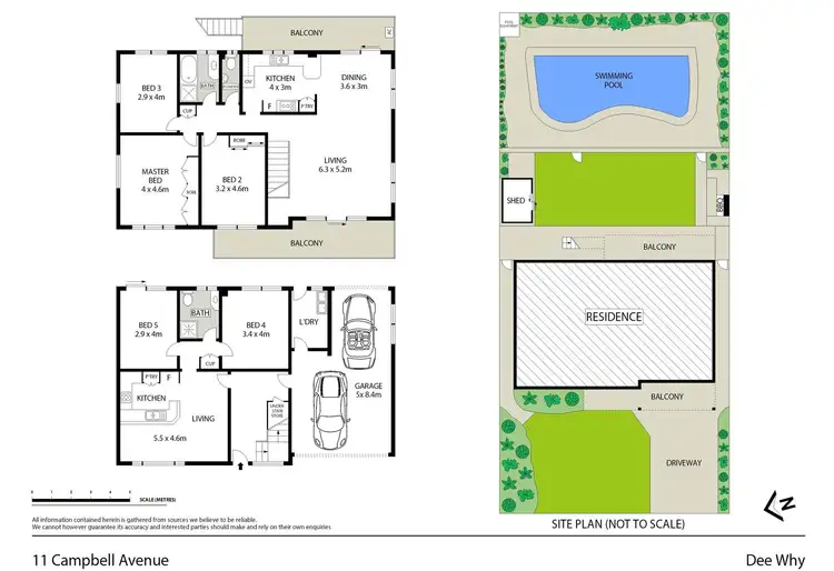 Floorplan of Homely house listing, 11 Campbell Avenue, Dee Why NSW 2099