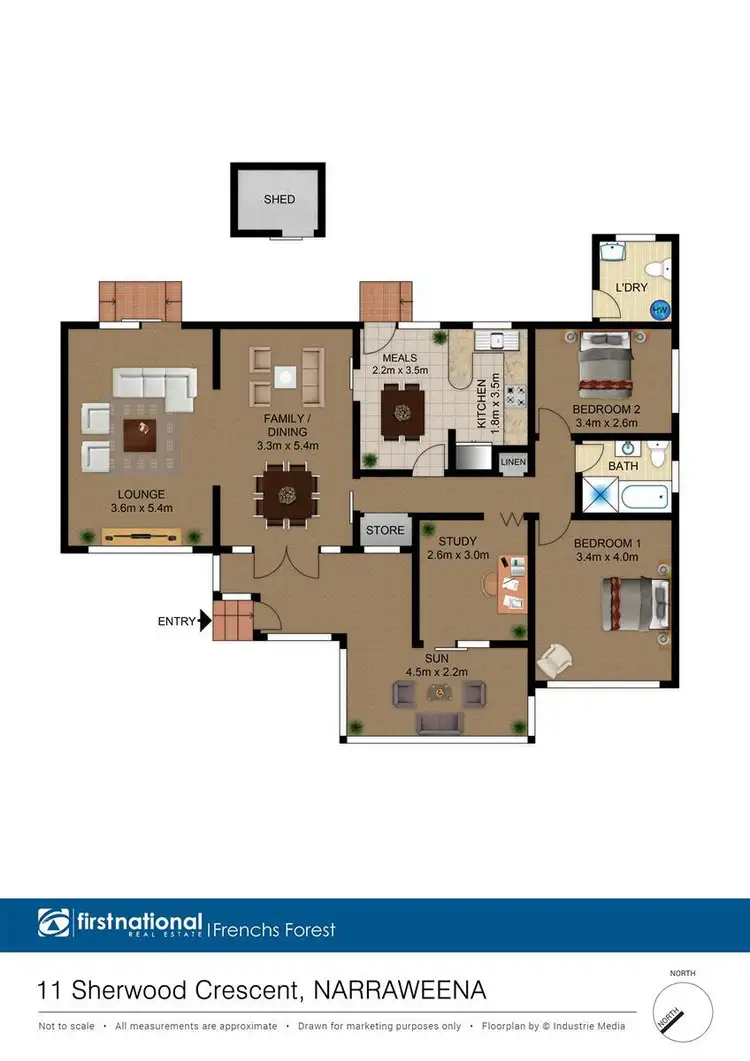 Floorplan of Homely house listing, 11 Sherwood Crescent, Narraweena NSW 2099