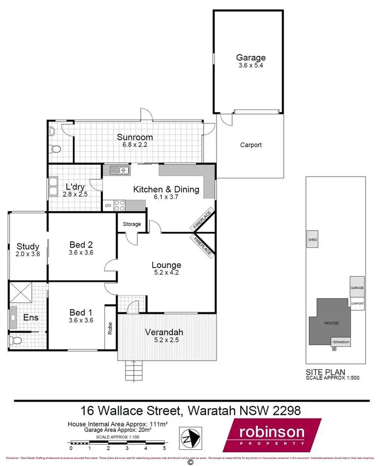Floorplan of Homely house listing, 16 Wallace Street, Waratah NSW 2298