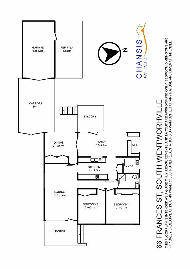 Floorplan of Homely house listing, 66 Frances Street, South Wentworthville NSW 2145