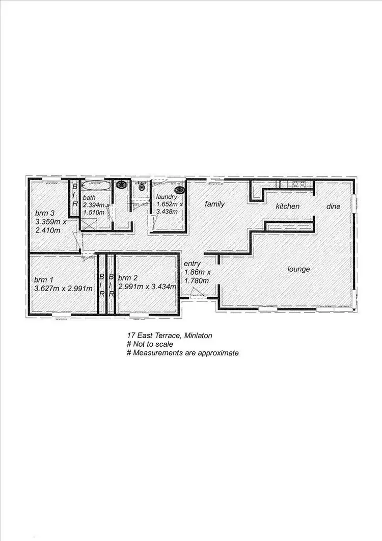 Floorplan of Homely house listing, 17 East Terrace, Minlaton SA 5575