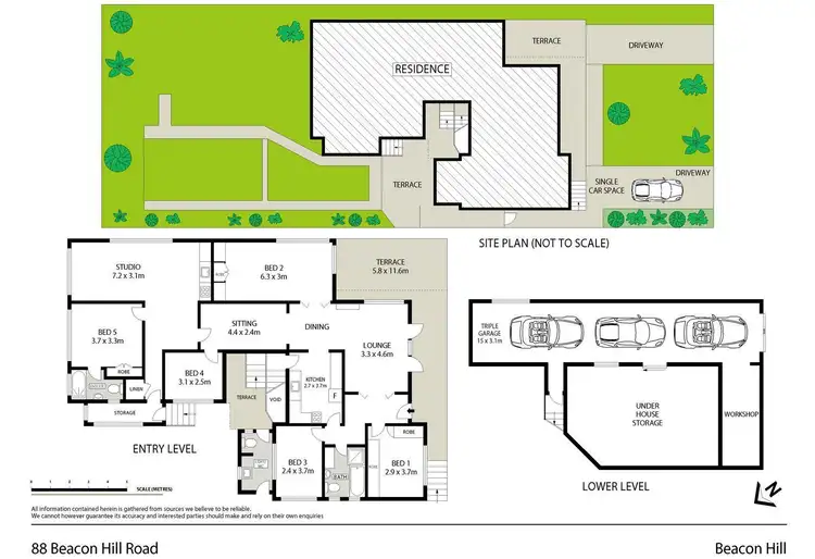 Floorplan of Homely house listing, 88 Beacon Hill Road, Beacon Hill NSW 2100