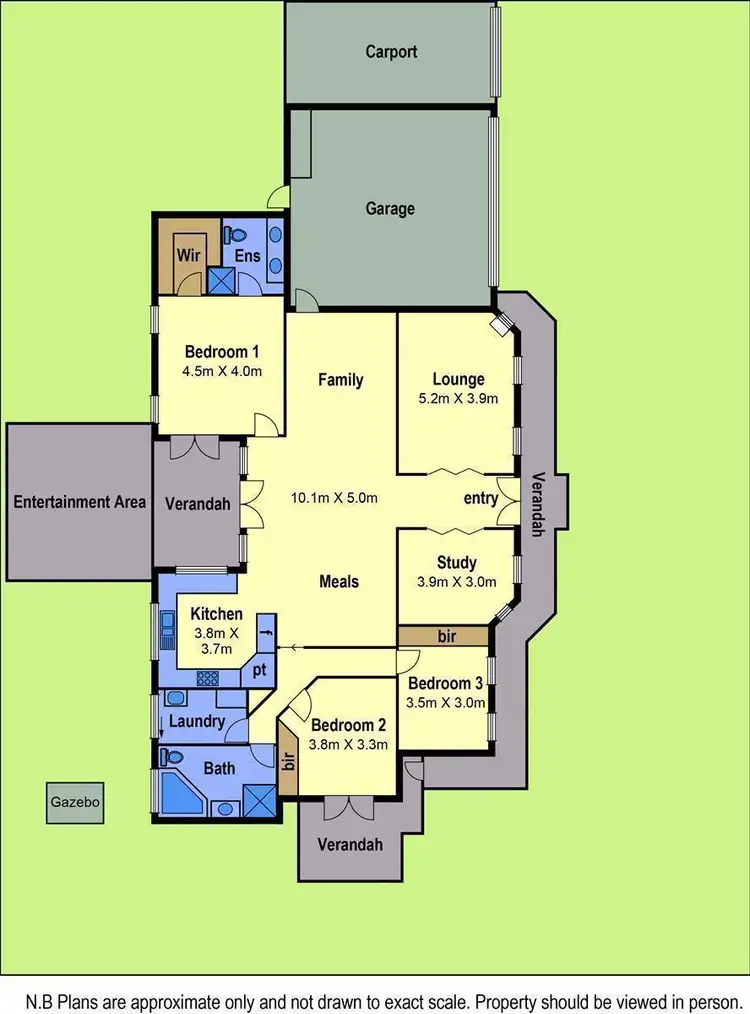 Floorplan of Homely house listing, 1 Como Glen, Caroline Springs VIC 3023