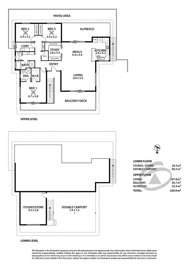 Floorplan of Homely house listing, 46 North Road, Nairne SA 5252
