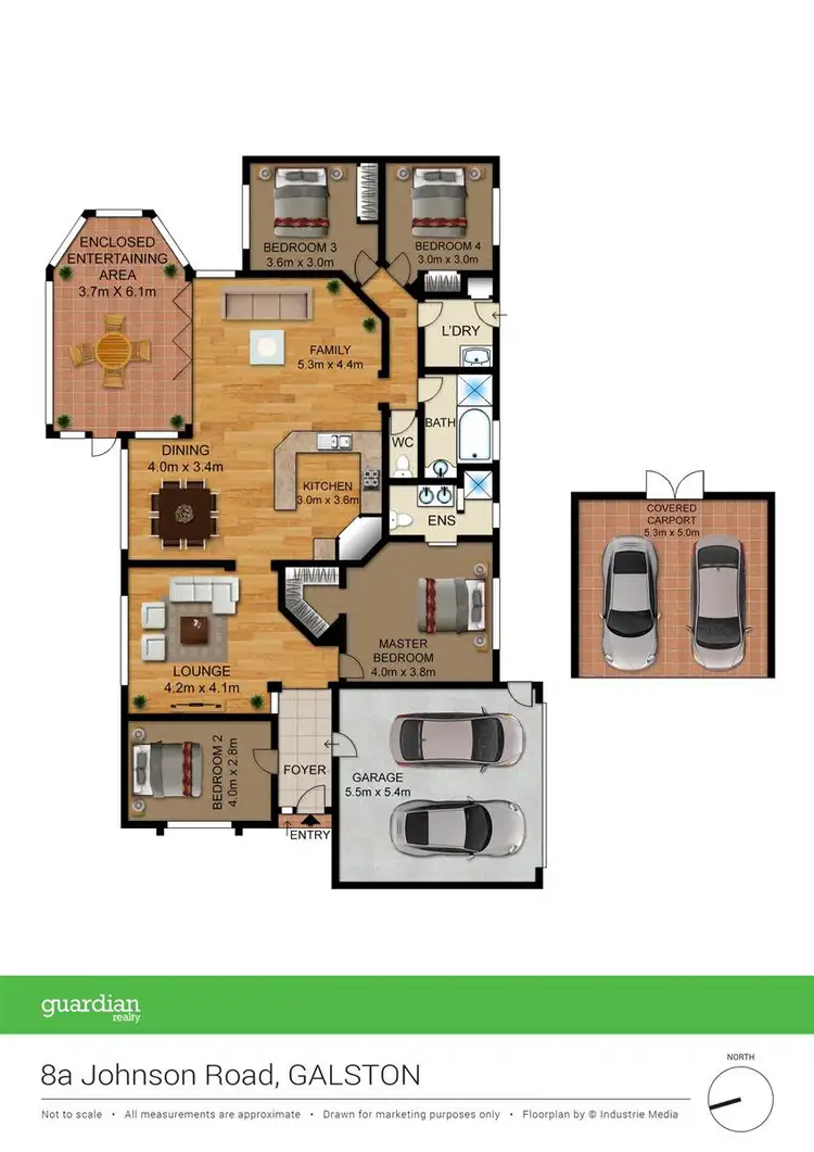 Floorplan of Homely house listing, 8a Johnson Road, Galston NSW 2159