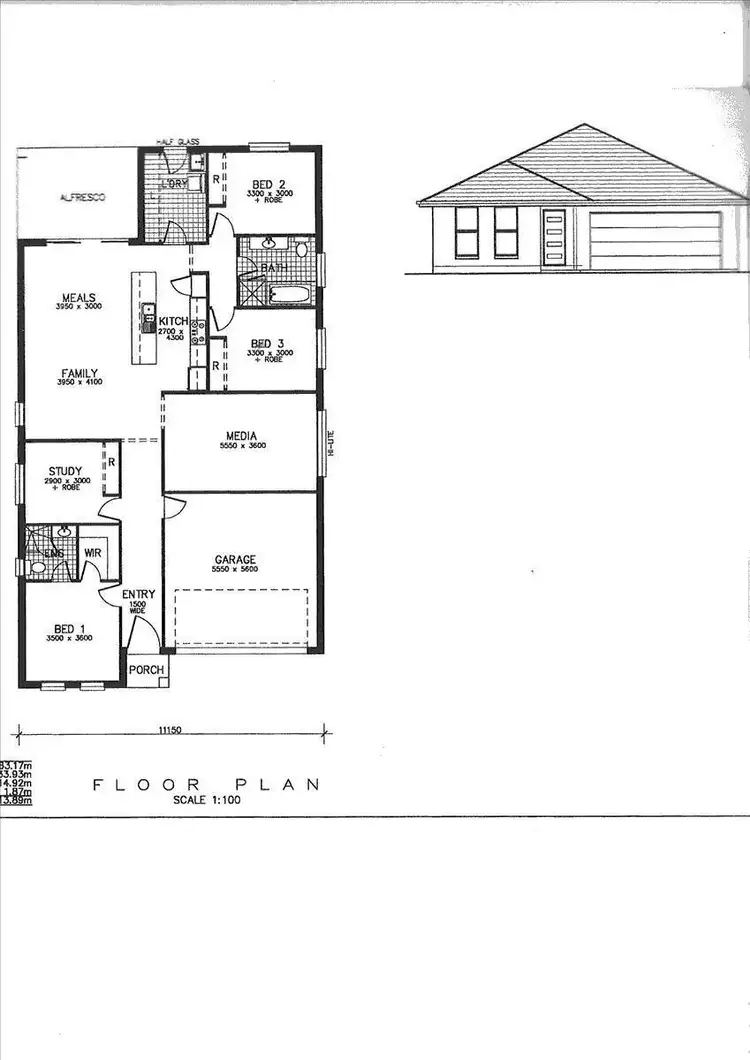 Floorplan of Homely house listing, 7 Corder Drive, Spring Farm NSW 2570