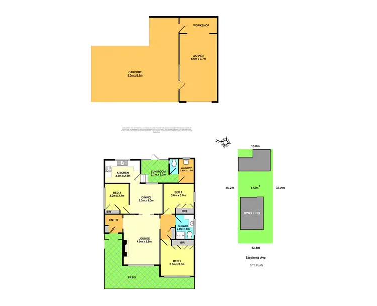Floorplan of Homely house listing, 2 Stephens Avenue, Glendale NSW 2285