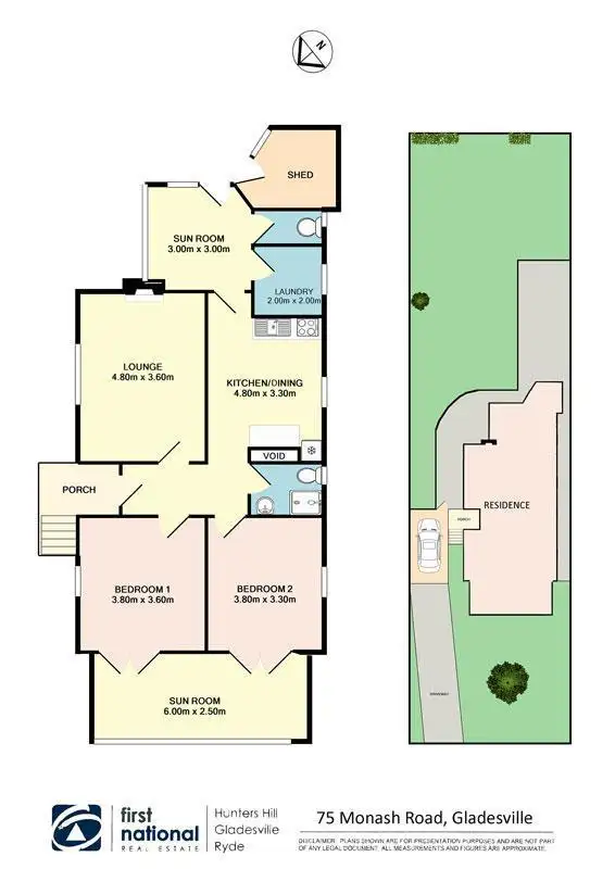 Floorplan of Homely house listing, 75 Monash Road, Gladesville NSW 2111