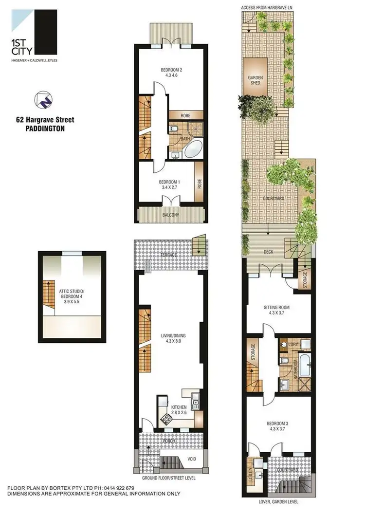 Floorplan of Homely house listing, 62 Hargrave Street, Paddington NSW 2021