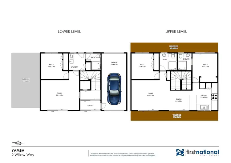 Floorplan of Homely house listing, 2 Willow Way, Yamba NSW 2464