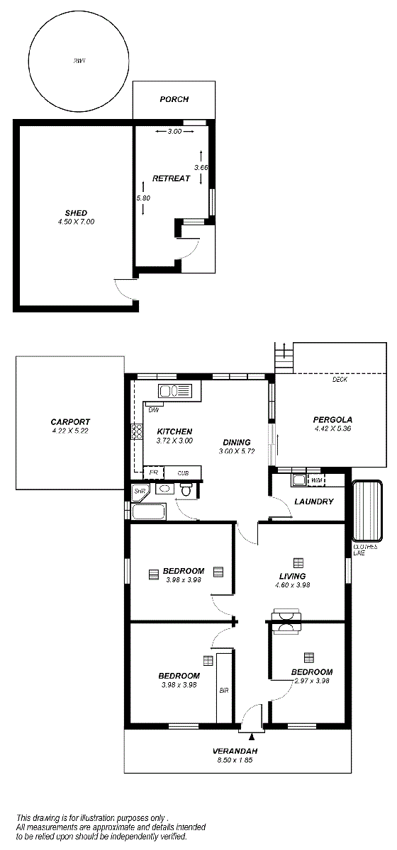 Floorplan of Homely house listing, 1131 Greenhill Road, Uraidla SA 5142