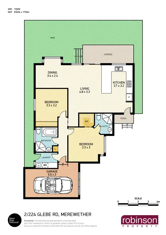 Floorplan of Homely villa listing, 2/224 Glebe Road, Merewether NSW 2291