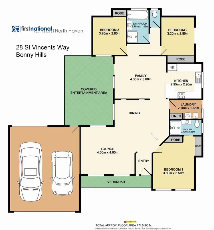 Floorplan of Homely house listing, 28 St Vincents Way, Bonny Hills NSW 2445