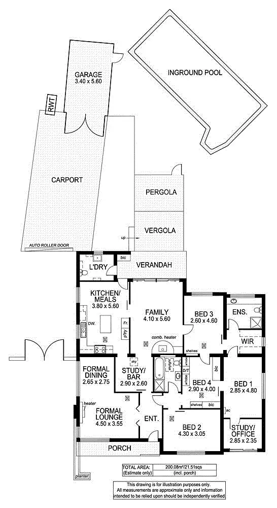 Floorplan of Homely house listing, 29 Ophir Crescent, Seacliff Park SA 5049