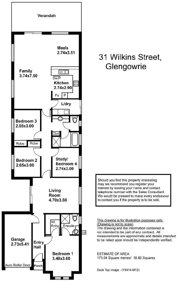 Floorplan of Homely house listing, 31 Wilkins Street, Glengowrie SA 5044