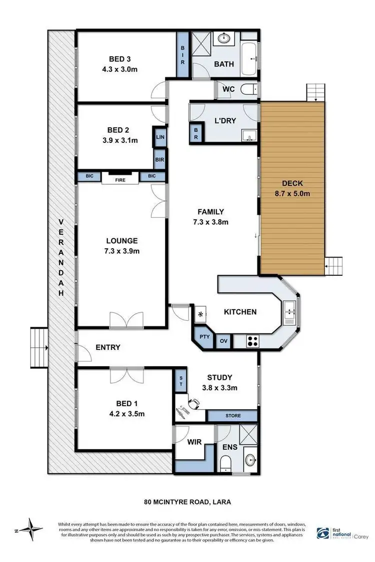 Floorplan of Homely house listing, 80 McIntyre Road, Lara VIC 3212