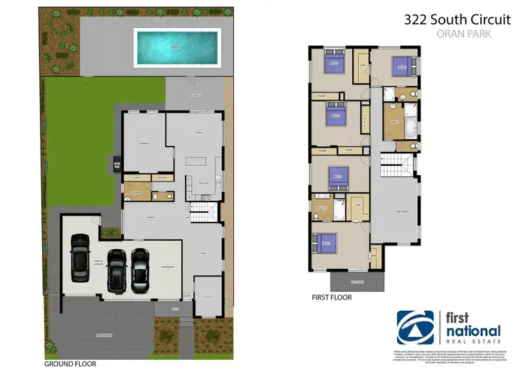 Floorplan of Homely house listing, 322 South Circuit, Oran Park NSW 2570