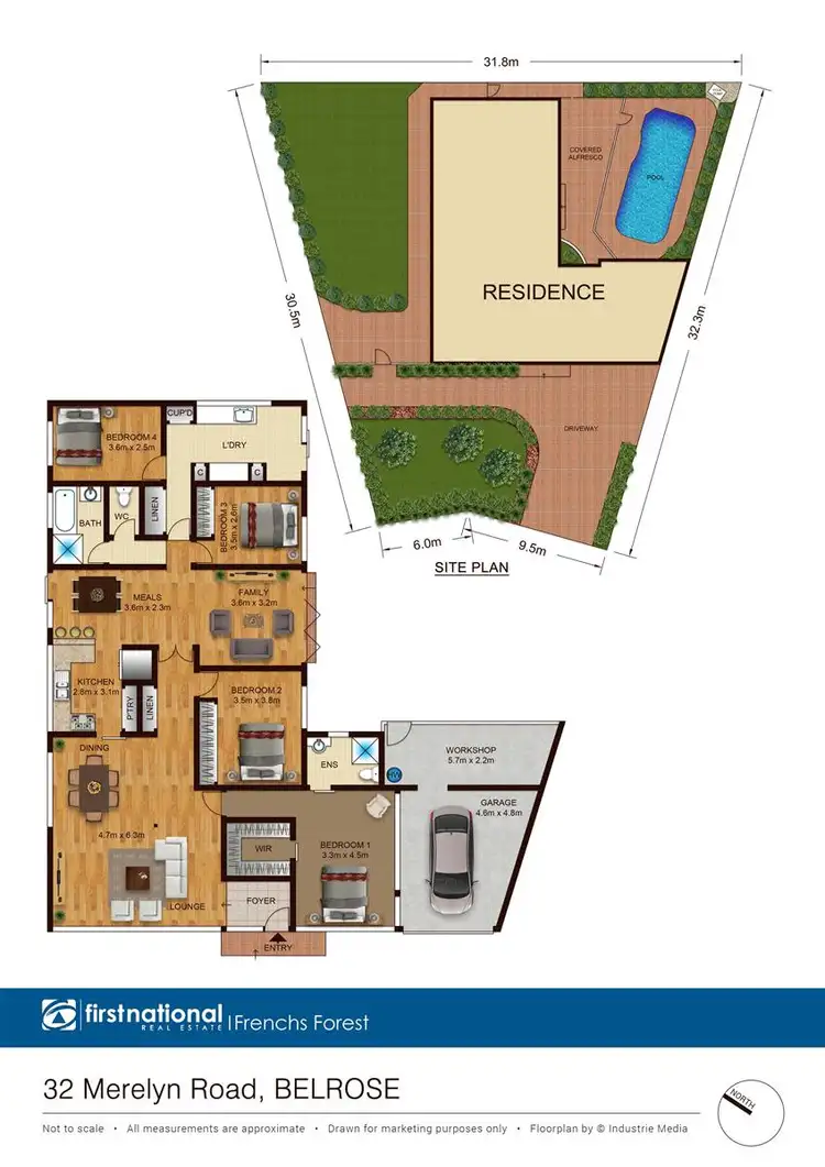 Floorplan of Homely house listing, 32 Merelyn Road, Belrose NSW 2085