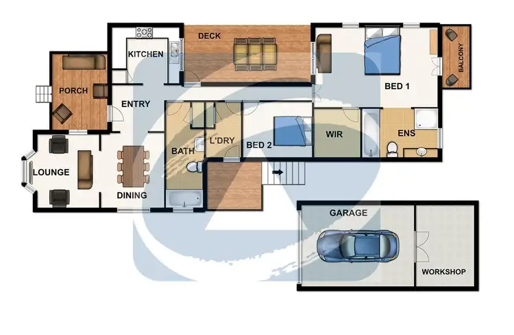Floorplan of Homely house listing, 16 Elizabeth Street, Woodridge QLD 4114