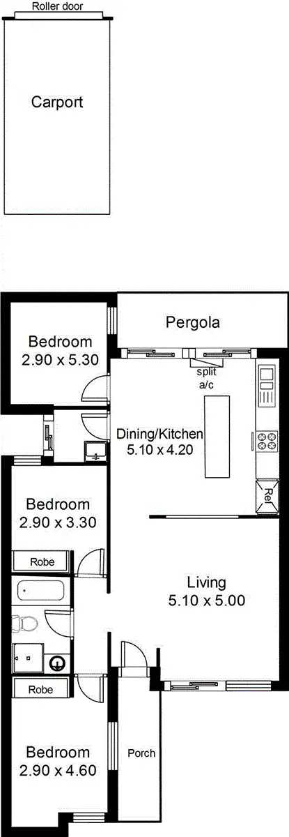 Floorplan of Homely house listing, 4 Goshawk Walk, Aldinga Beach SA 5173