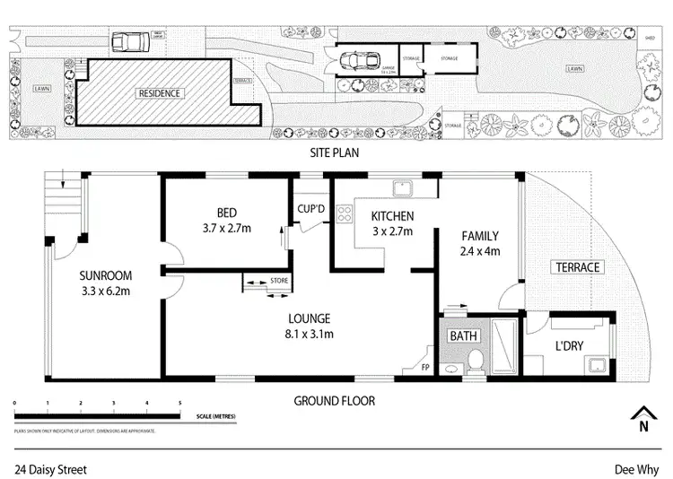 Floorplan of Homely house listing, 24 Daisy Street, Dee Why NSW 2099