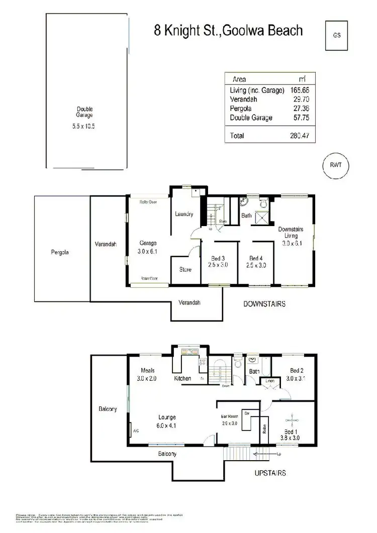 Floorplan of Homely house listing, 8 Knight Street, Goolwa Beach SA 5214