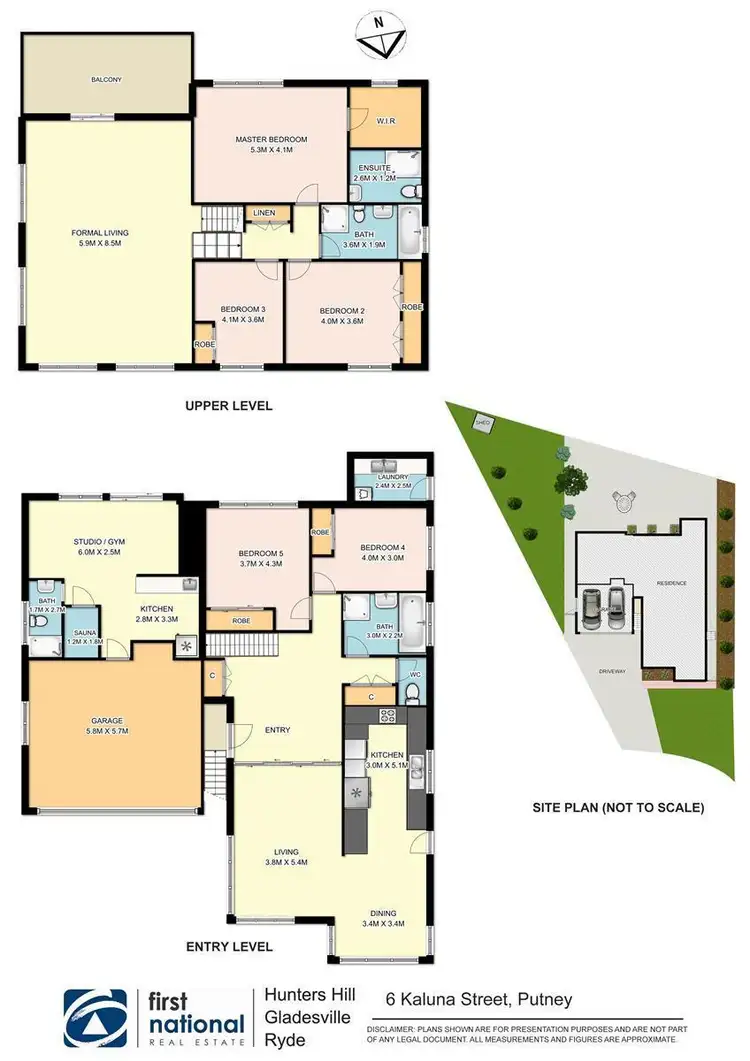 Floorplan of Homely house listing, 6 Kaluna Street, Putney NSW 2112