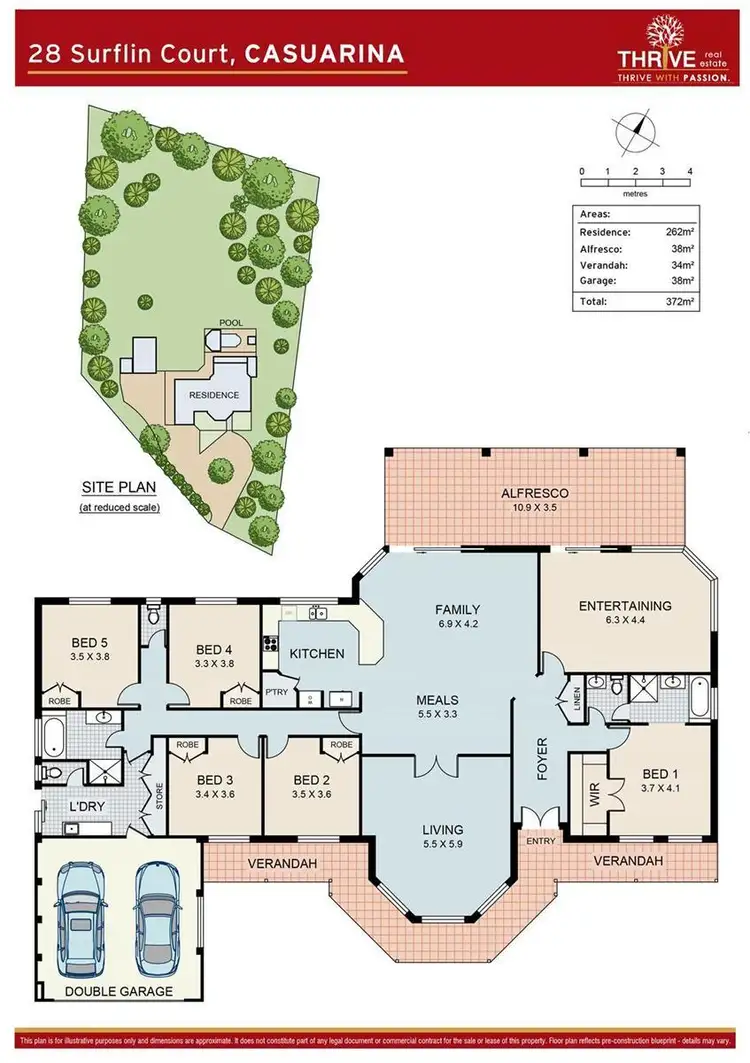 Floorplan of Homely house listing, 28 Surflin Court, Casuarina WA 6167