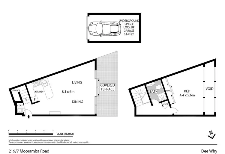 Floorplan of Homely unit listing, 219/7-9 Mooramba Road, Dee Why NSW 2099