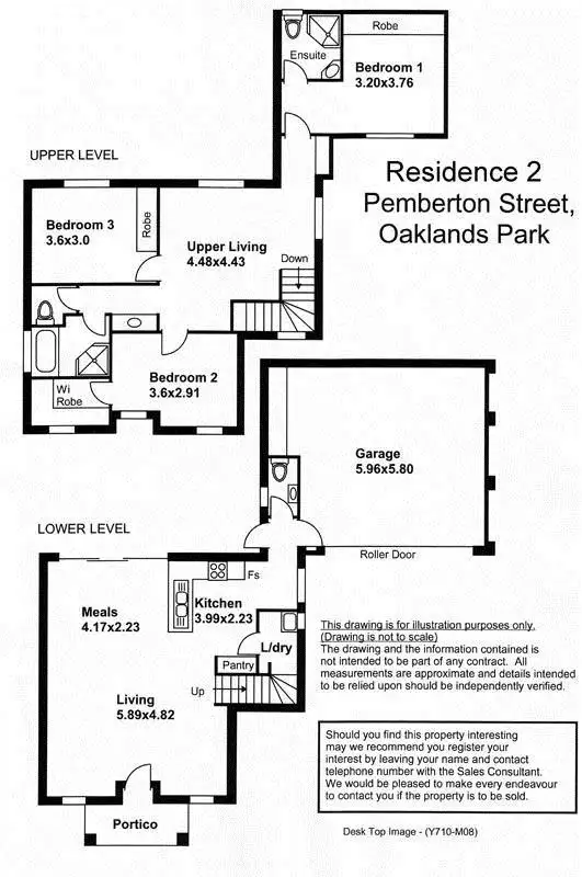 Floorplan of Homely townhouse listing, 3A Pemberton Street, Oaklands Park SA 5046