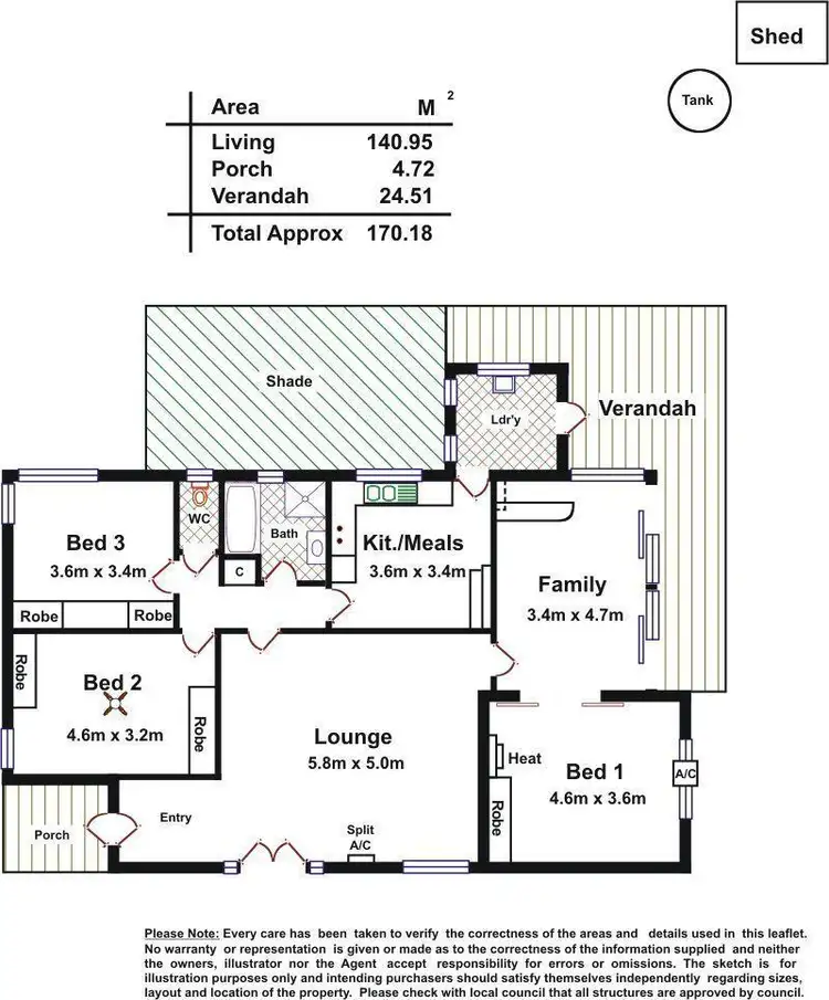 Floorplan of Homely house listing, 204 Hancock Road, Ridgehaven SA 5097