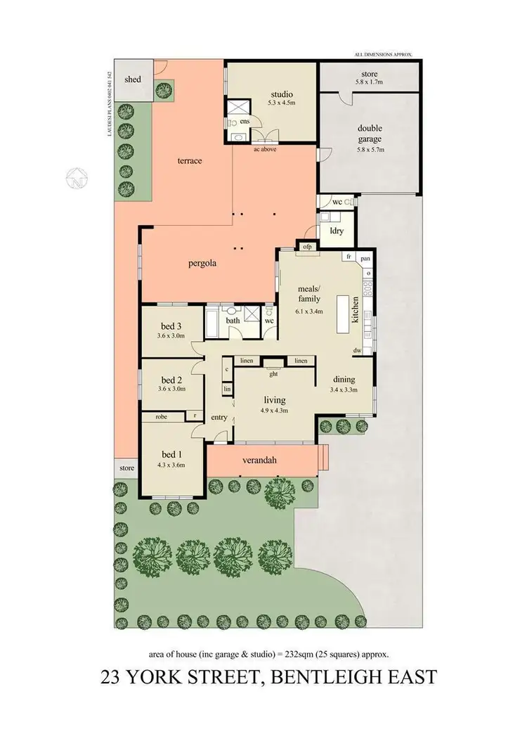 Floorplan of Homely house listing, 23 York Street, Bentleigh East VIC 3165