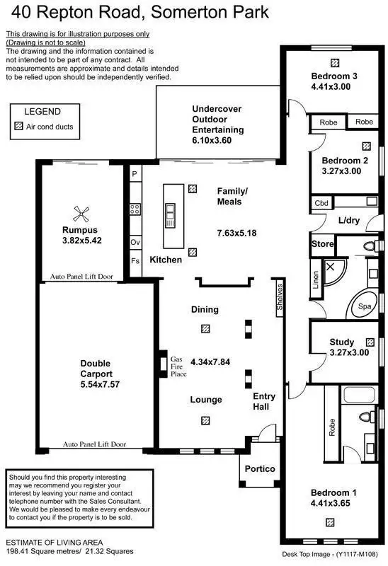 Floorplan of Homely house listing, 40 Repton Road, Somerton Park SA 5044