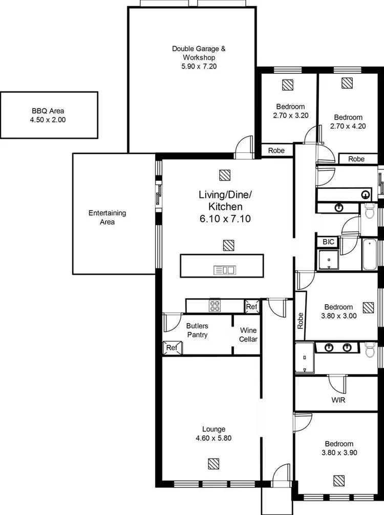 Floorplan of Homely house listing, 718 Grand Boulevard, Seaford Meadows SA 5169