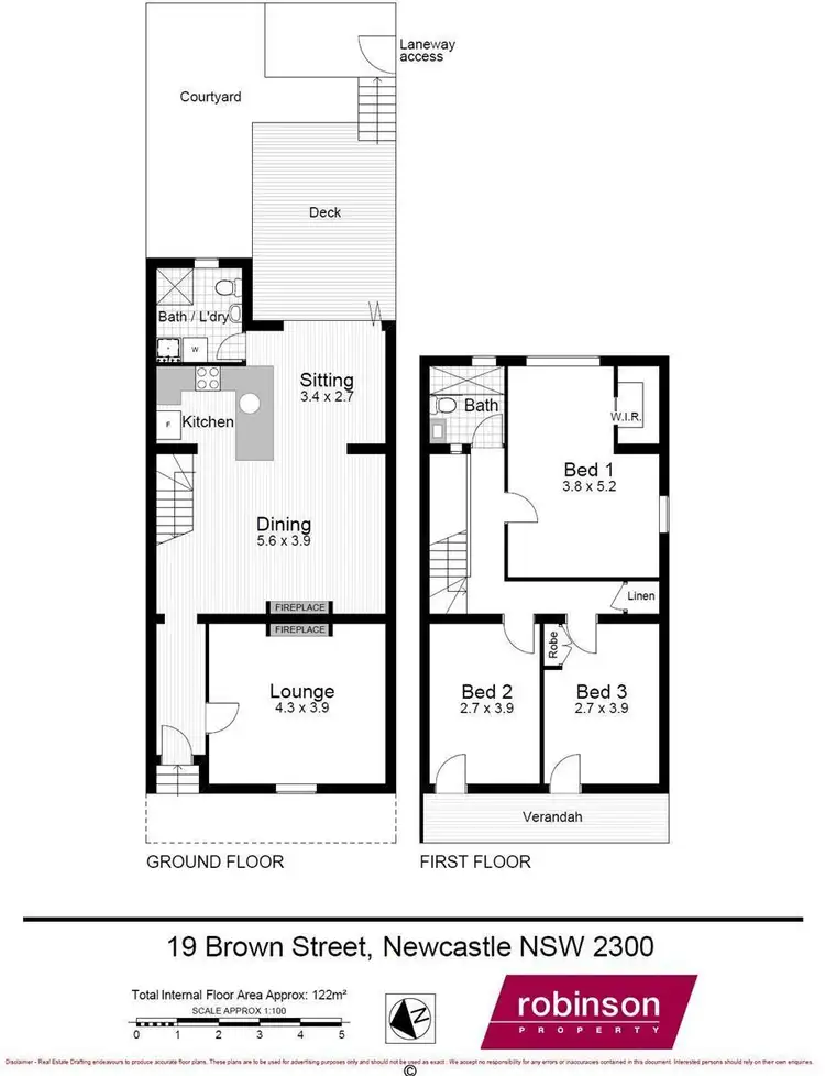 Floorplan of Homely house listing, 19 Brown Street, Newcastle NSW 2300